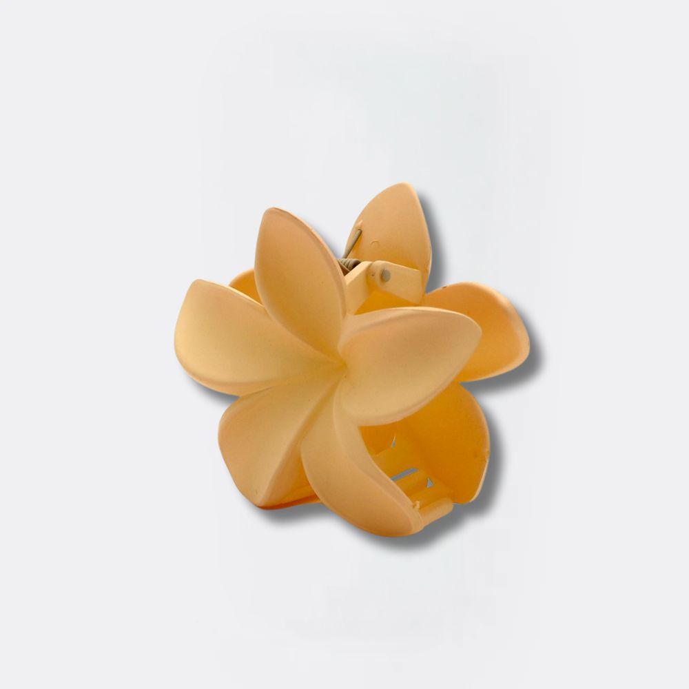 Pinza Capelli a Fiore Cipria