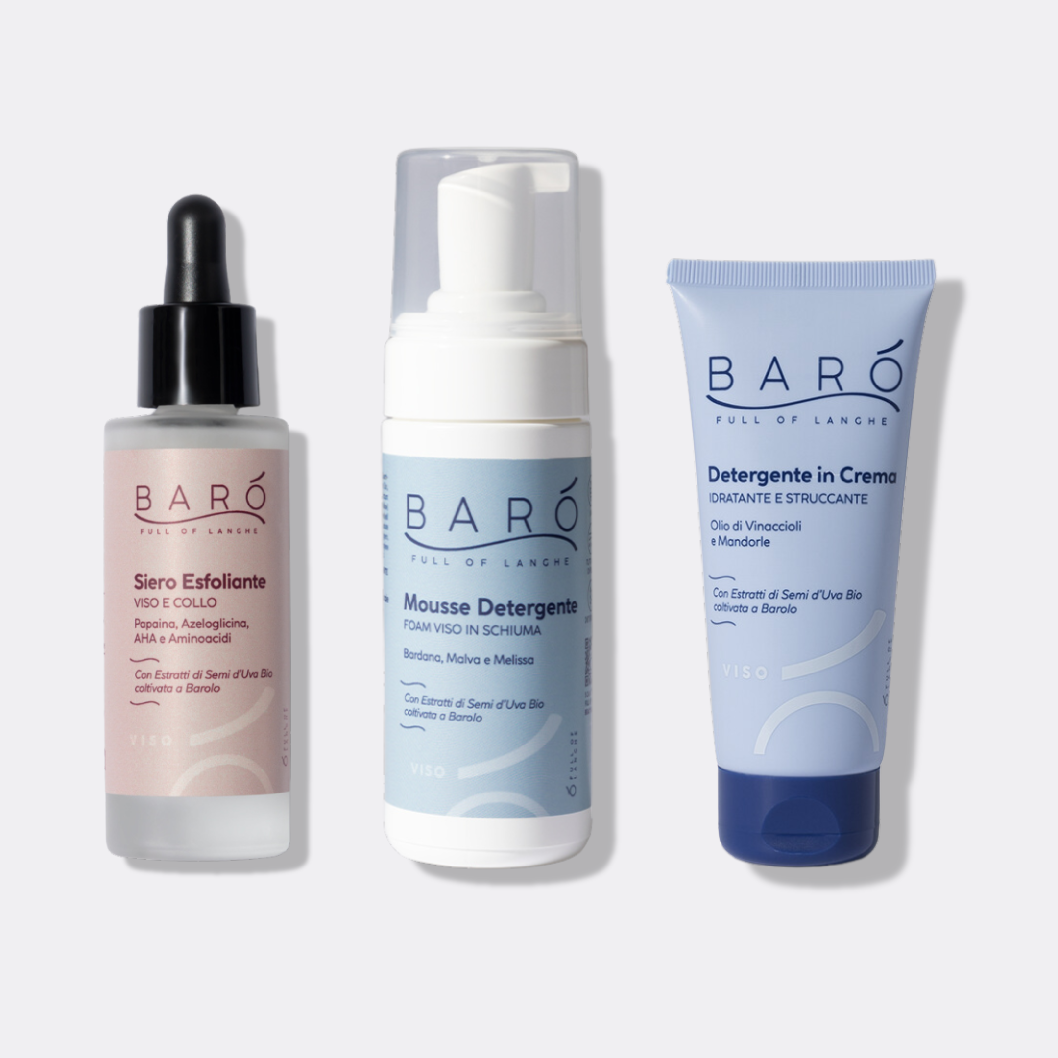 Siero Esfoliante Viso e Collo + Doppia Detersione