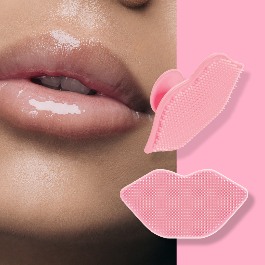 Lip scrubber in silicone