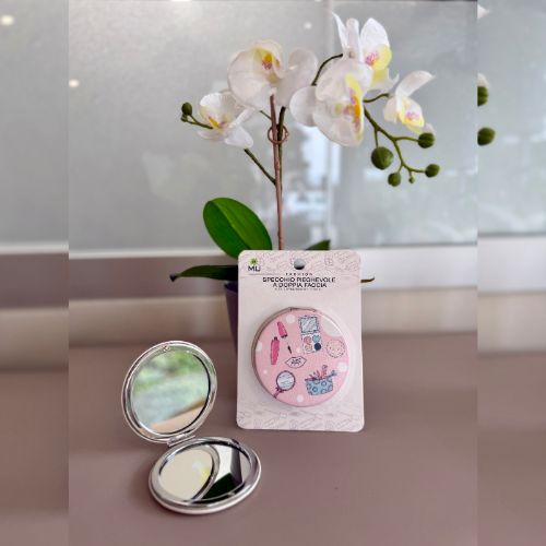 Specchietto Pieghevole a Doppia Faccia