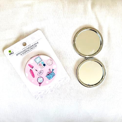 Specchietto Pieghevole a Doppia Faccia