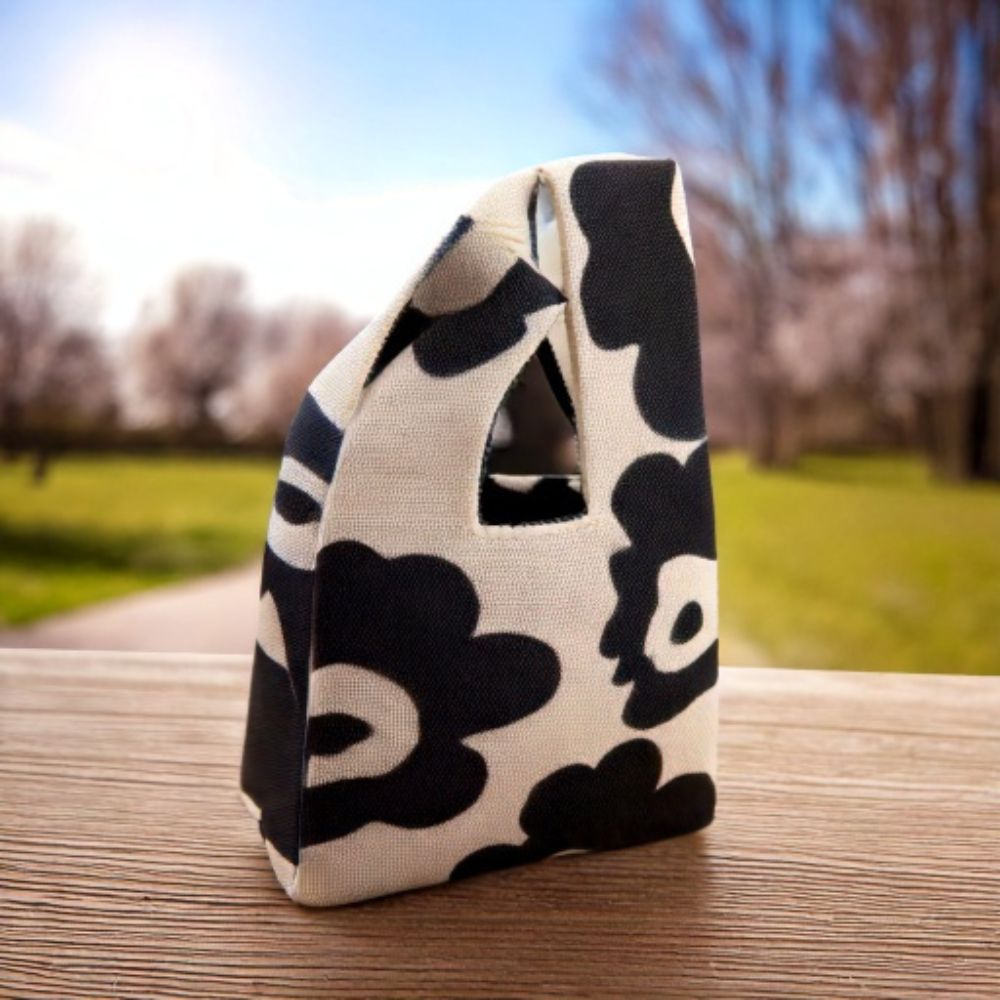 Twiggy Handbag Colore Misto: Nero \ Arancio \ Fucsia