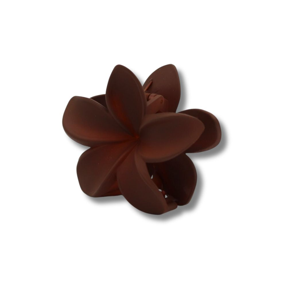 Pinza Capelli a Fiore Cioccolato