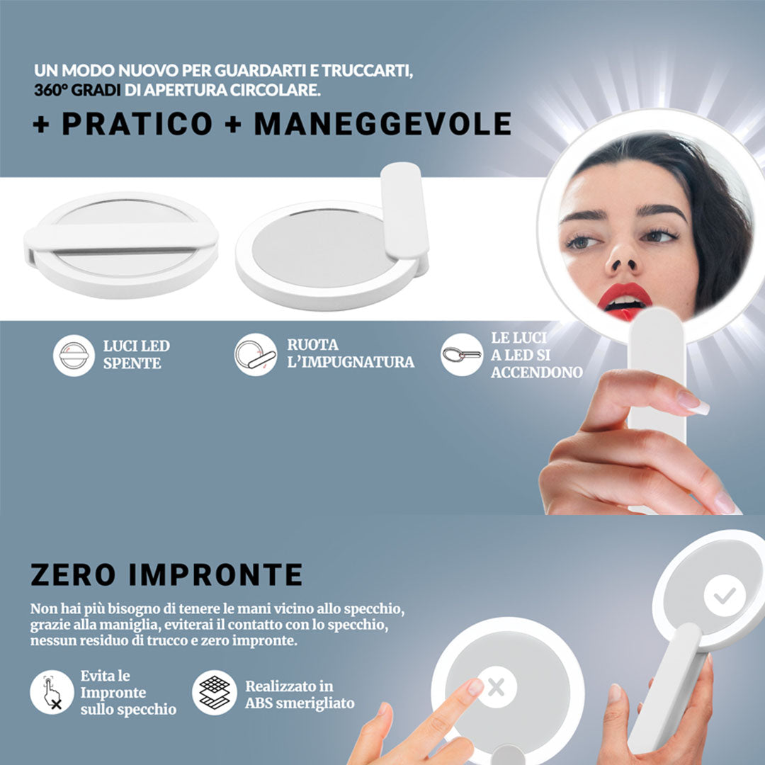 Specchietto led Make-up SODY