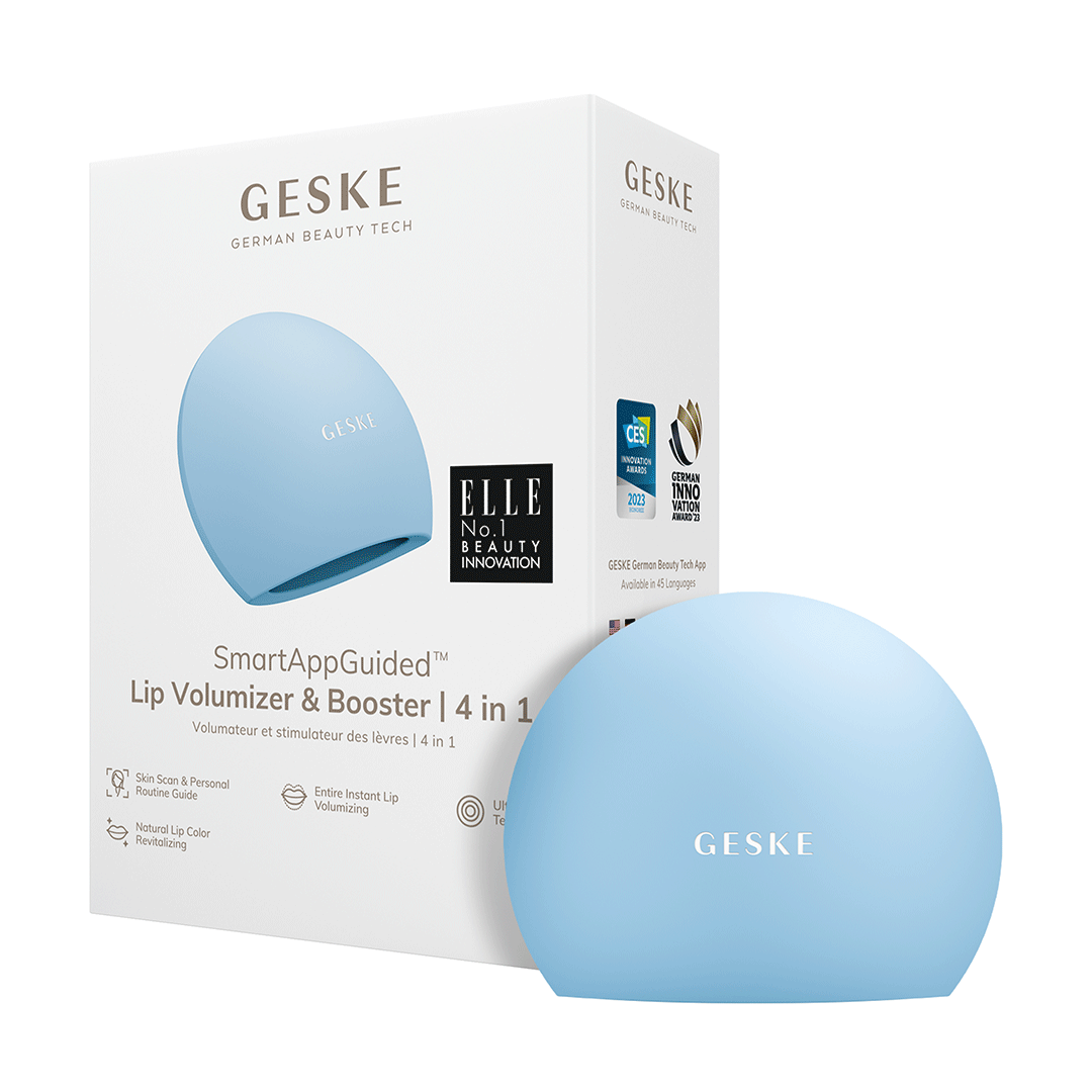 GESKE - Dispositivo Volumizzante e Rimpolpante per Labbra | 4 in 1 Acquamarine 