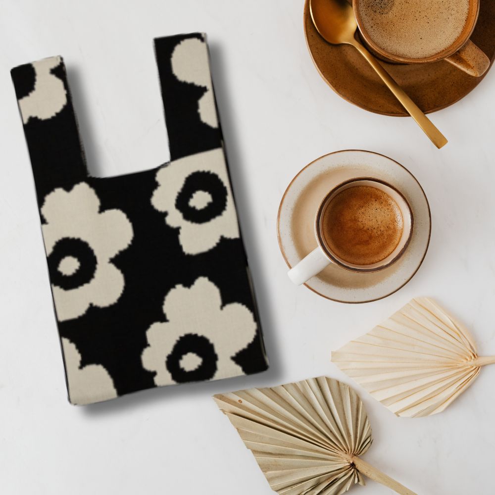 Twiggy Handbag Colore Misto: Nero \ Arancio \ Fucsia